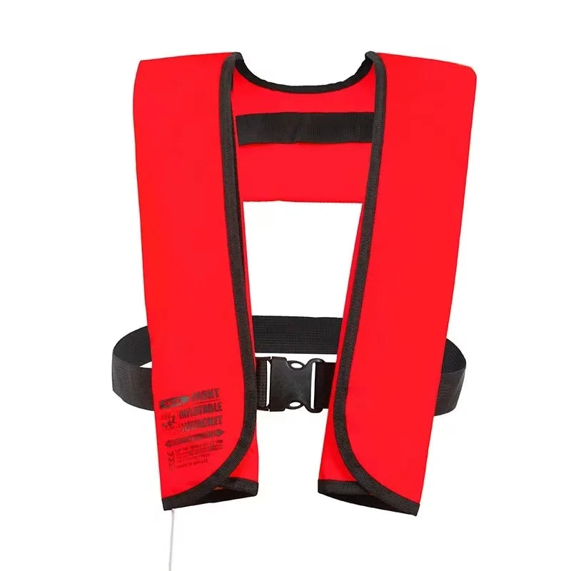 Adult Auto-Inflatable Life Jacket - Manual PFD 150N for Water Sports, Fishing & Rafting