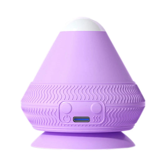 USB Rechargeable Vibrating Silicone Massage Ball - Fitness Muscle Relaxation Massager for Back, Waist & Pain Relief