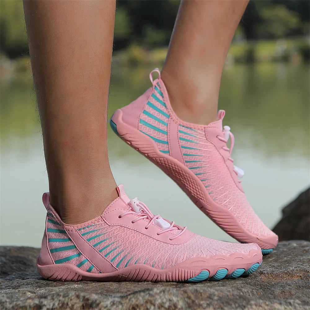 Unisex Water Shoes - Anti-Slip Quick-Dry Barefoot Aqua Sneakers for Beach Swimming & Outdoor Activities