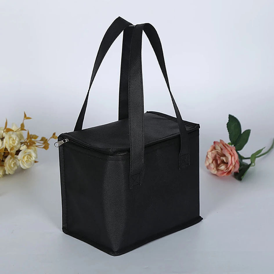 Insulated Cooler Bag - Portable Thermal Food & Drink Carrier for Picnics, Lunch & Beer Delivery