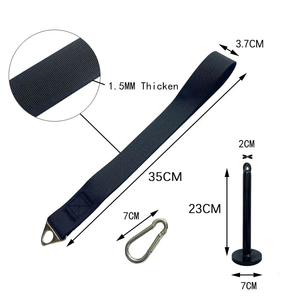 Fitness Arm Wrestling Training Strap - Home Gym - Finger Wrist Forearm Arm Blaster - Armwrestling Pronation Rope - Hand Grip Band