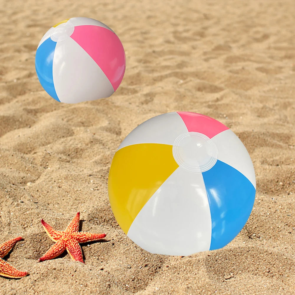 Inflatable Beach Ball Collection - Multi-Size Set (30cm, 35cm, 40cm) - Swimming Pool & Beach Party Decorations