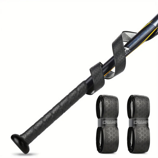 Baseball Bat Grip Tape - Durable, Shock-Absorbing, Sweat-Proof for Enhanced Control