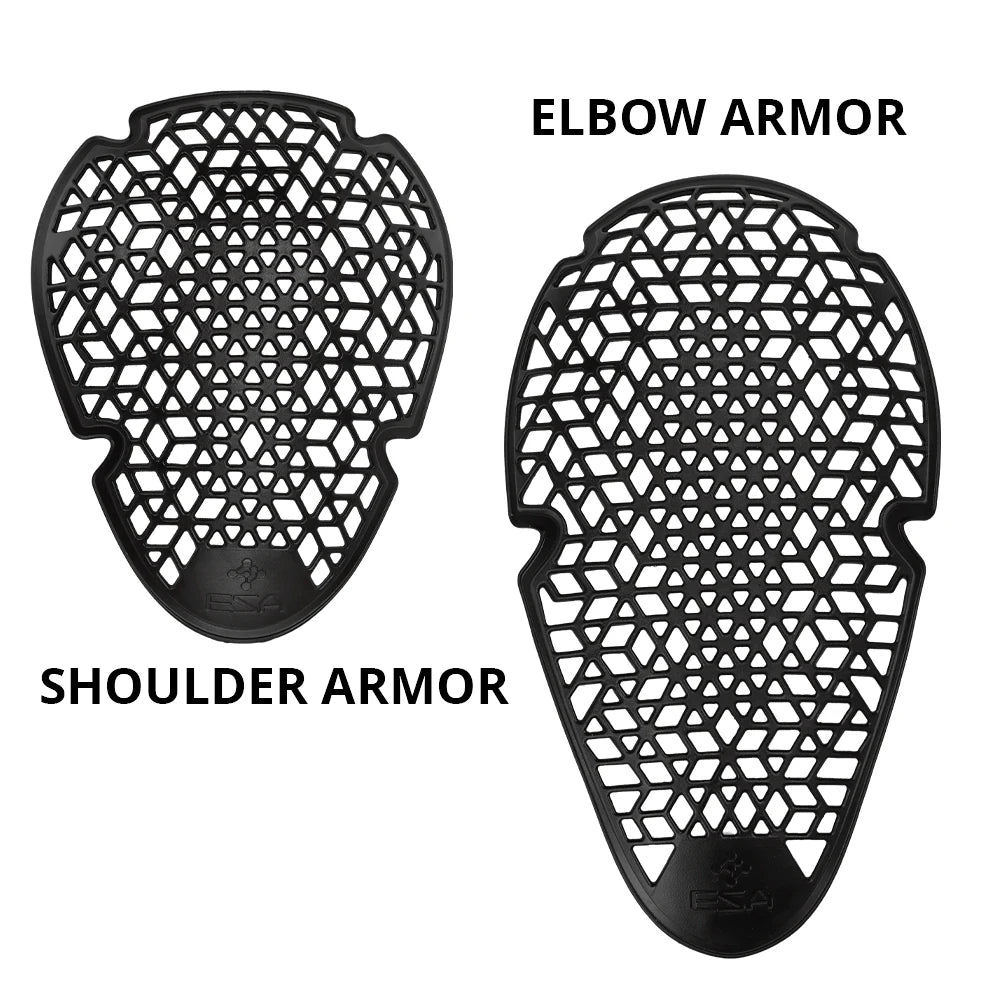 CE Certified Motorcycle Armor - Lightweight Ergonomic Impact Protection for Riding Jackets