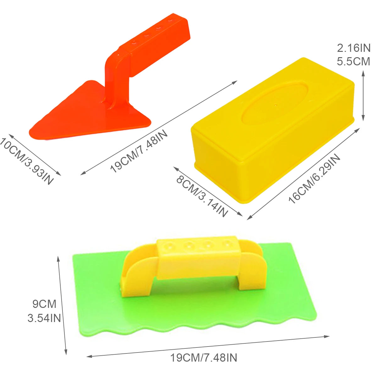 3-Piece Sand Castle Mold Set - Winter Snow & Summer Beach Building Kit for Kids Birthday Gift
