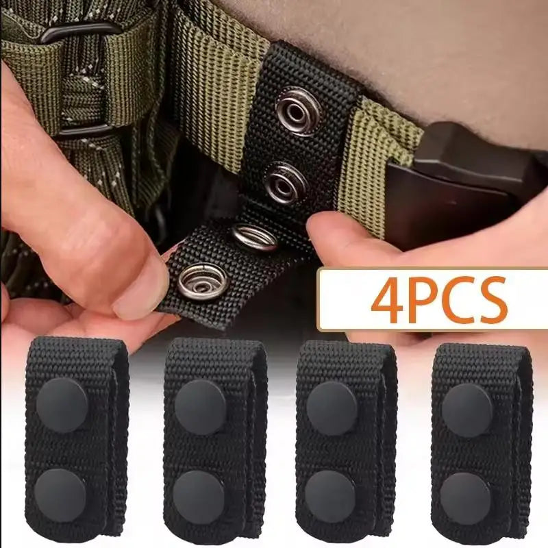 Tactical Belt Set - 4-Piece Multi-Functional Double Nylon Buckle System for Outdoor Sports & Equipment