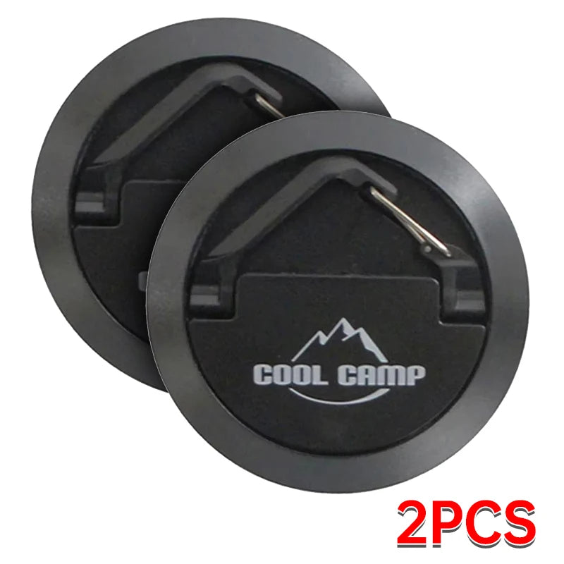 Multi-Purpose Magnetic Camping Hook - Portable Tent Ceiling Clamp with Suction Cup for Outdoor Rope & Lamp Storage