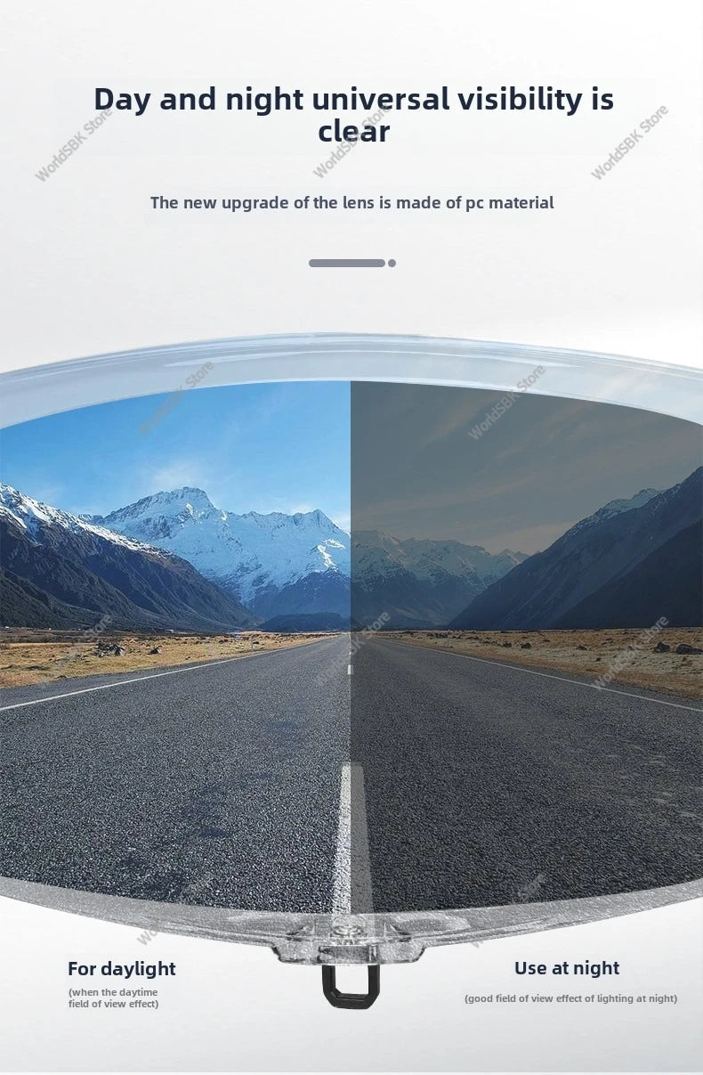 MT THUNDER 4 SV Motorcycle Helmet Visor Shield - UV Protection Windshield Replacement Lens MT-V-28B with Sunscreen