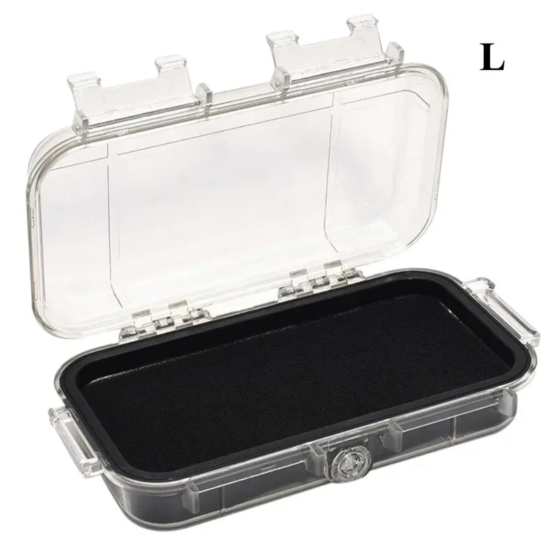 Waterproof Shockproof Camping Storage Box - ABS Plastic Safety Equipment Toolbox with Sealed Protection