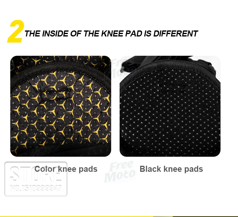 Motorcycle Knee and Elbow Protection Guards - Motocross Off-Road Racing MTB Pads