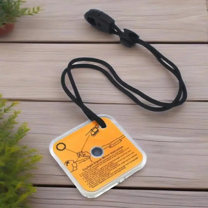 Emergency Signaling Mirror - 1PC Sunlight Reflector for Outdoor Survival, Hiking, Camping & First Aid
