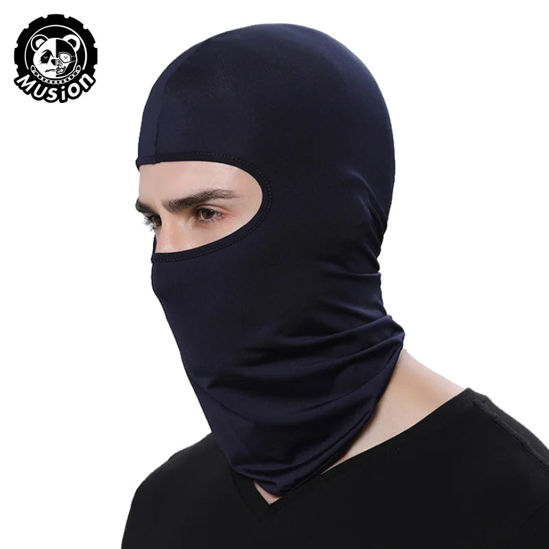 Breathable Mesh Motorcycle Balaclava - Full Face Sun Protection Mask for Cycling, Airsoft & Bicycle
