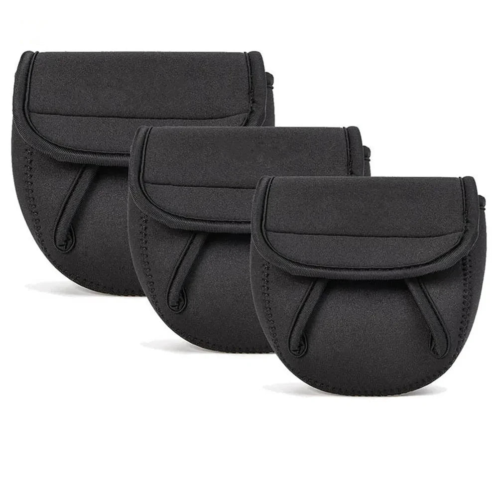 Neoprene Fishing Reel Cover - Waterproof Protective Case for Spinning Reels (S/M/L)