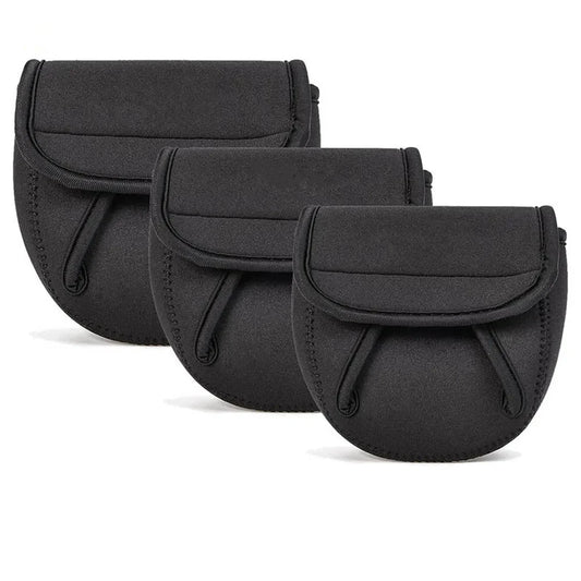 Neoprene Fishing Reel Cover - Waterproof Protective Case for Spinning Reels (S/M/L)