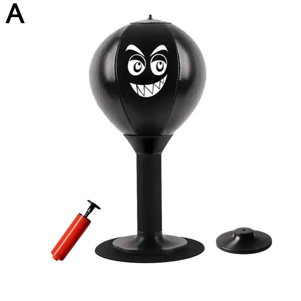 Desktop Punching Bag Stress Relief Toy - Suction Cup Boxing Ball for Kids & Adults