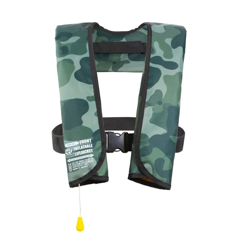 Adult Auto-Inflatable Life Jacket - Manual PFD 150N for Water Sports, Fishing & Rafting