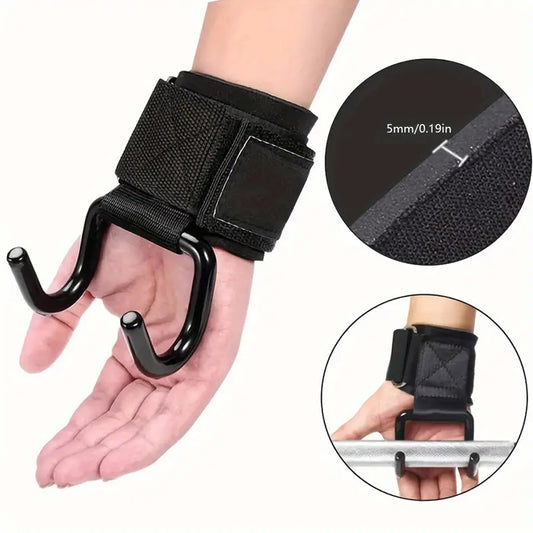 2-Pack Stainless Steel Heavy-Duty Wrist Hooks