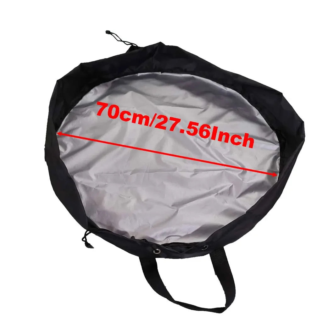 70cm Waterproof Beach Change Mat - Sand Proof Wetsuit Changing Bag for Swimming, Diving & Surfing