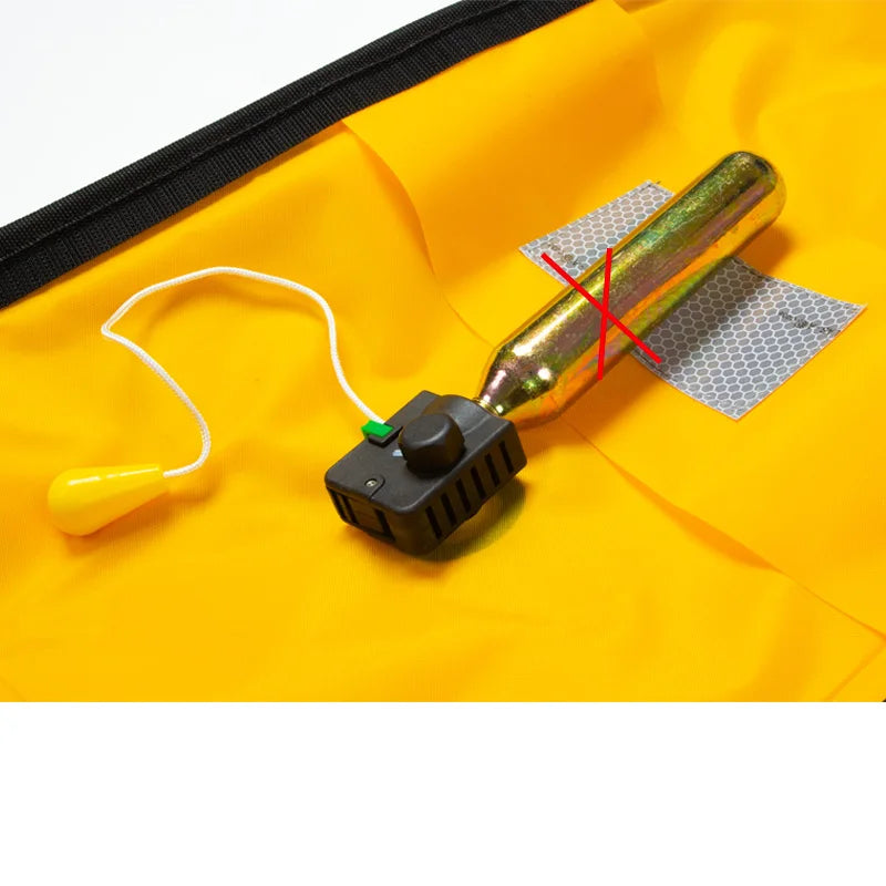 Adult Auto-Inflatable Life Jacket - Manual PFD 150N for Water Sports, Fishing & Rafting