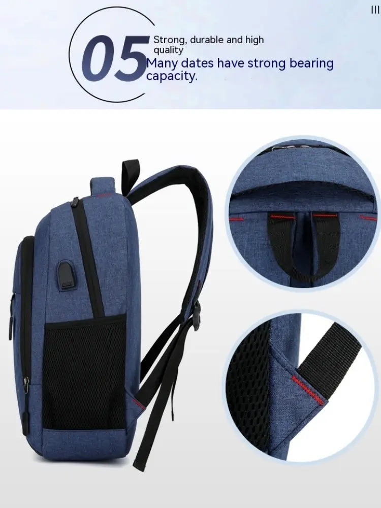 Large Capacity Backpack - Simple Fashion Travel Computer Bag for Men Women Students
