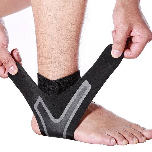 Sports Ankle Support Brace - Plantar Fasciitis Relief, Sprain Protection & Tendonitis Pain Relief for Fitness Safety
