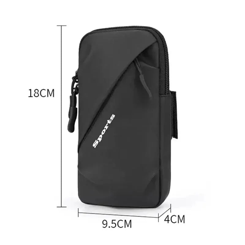 Universal Waterproof Sports Armband - PU Running Phone Holder for iPhone & Samsung - Jogging Arm Bag Accessory