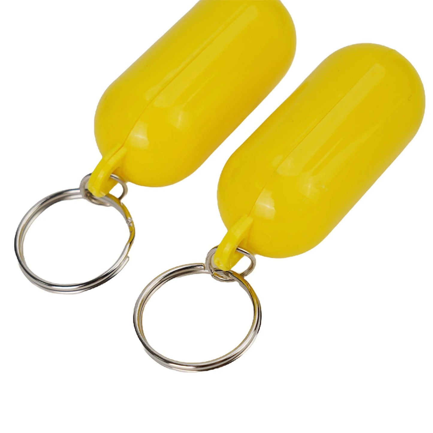 Marine Floating Keychain Set - 2 Pack Buoyant Key Ring Fenders for Boats, Kayaks & Sailing