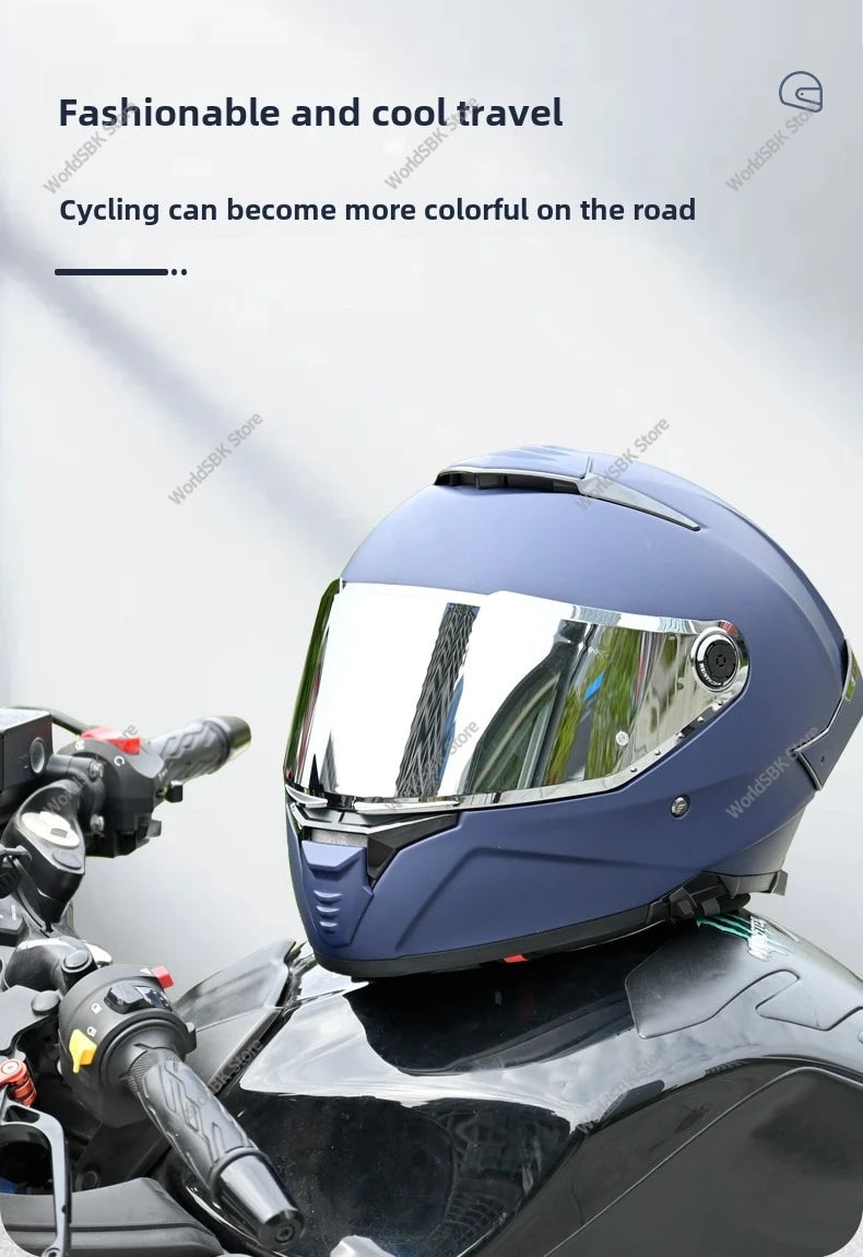 MT THUNDER 4 SV Motorcycle Helmet Visor Shield - UV Protection Windshield Replacement Lens MT-V-28B with Sunscreen