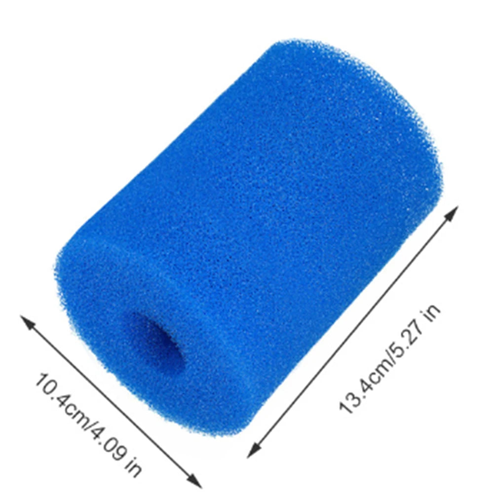 Universal Bio Foam Pool Filter Sponge - Reusable & Easy Clean - Compatible with Type I/II/VI/D Systems - Long-Lasting Swimming Pool Filtration (1 Piece)