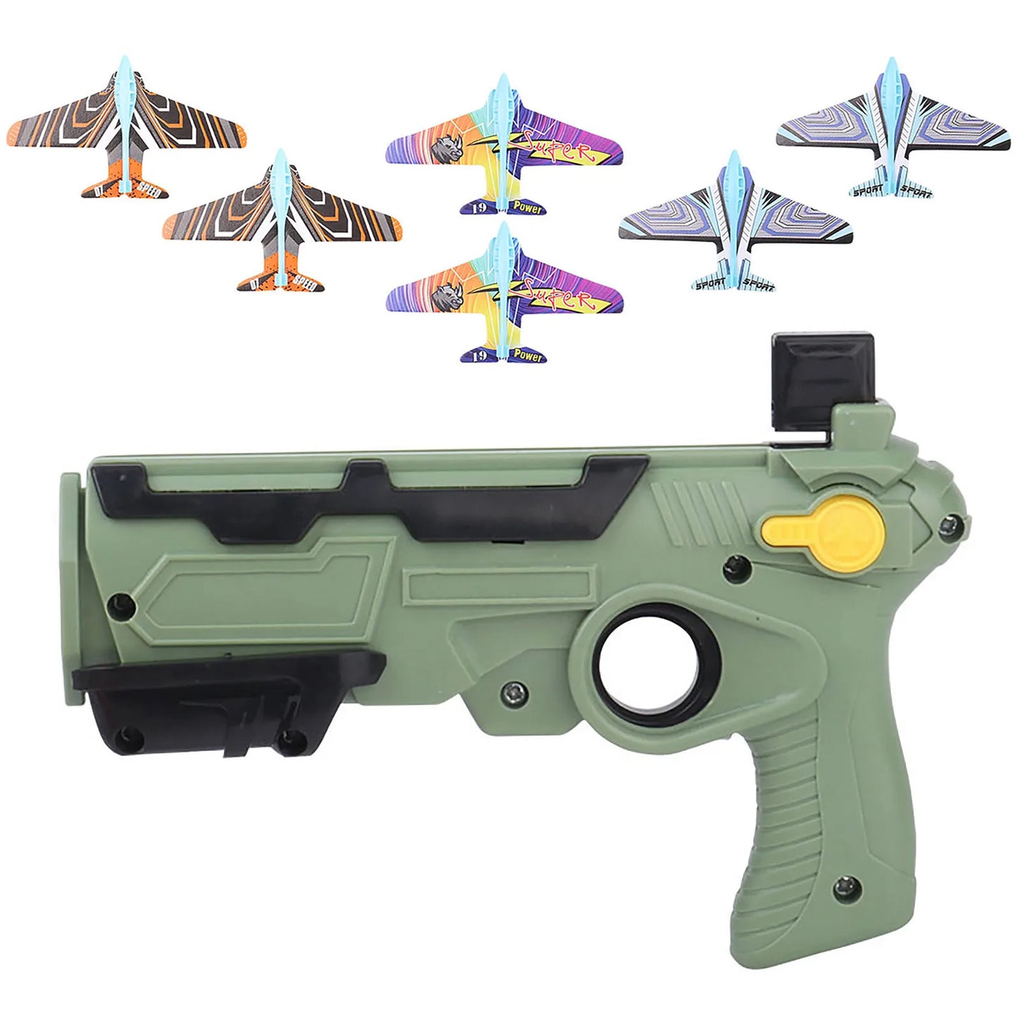Professional Airplane Launcher - Bubble Catapult with 6 Small Planes