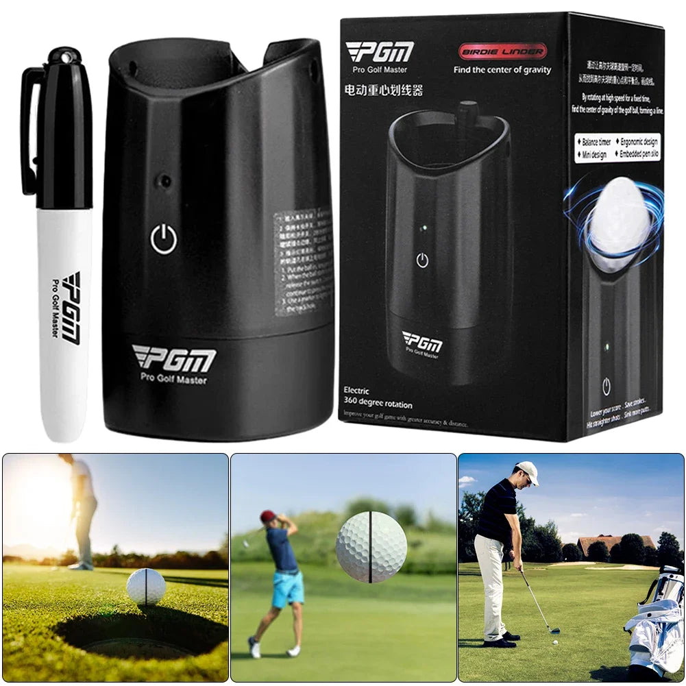 Electric Scriber, Golf Ball Liner, Alignment Tool, Center of Gravity Finder, Distribution Line Marker, Ball Painter, Golf Accessories