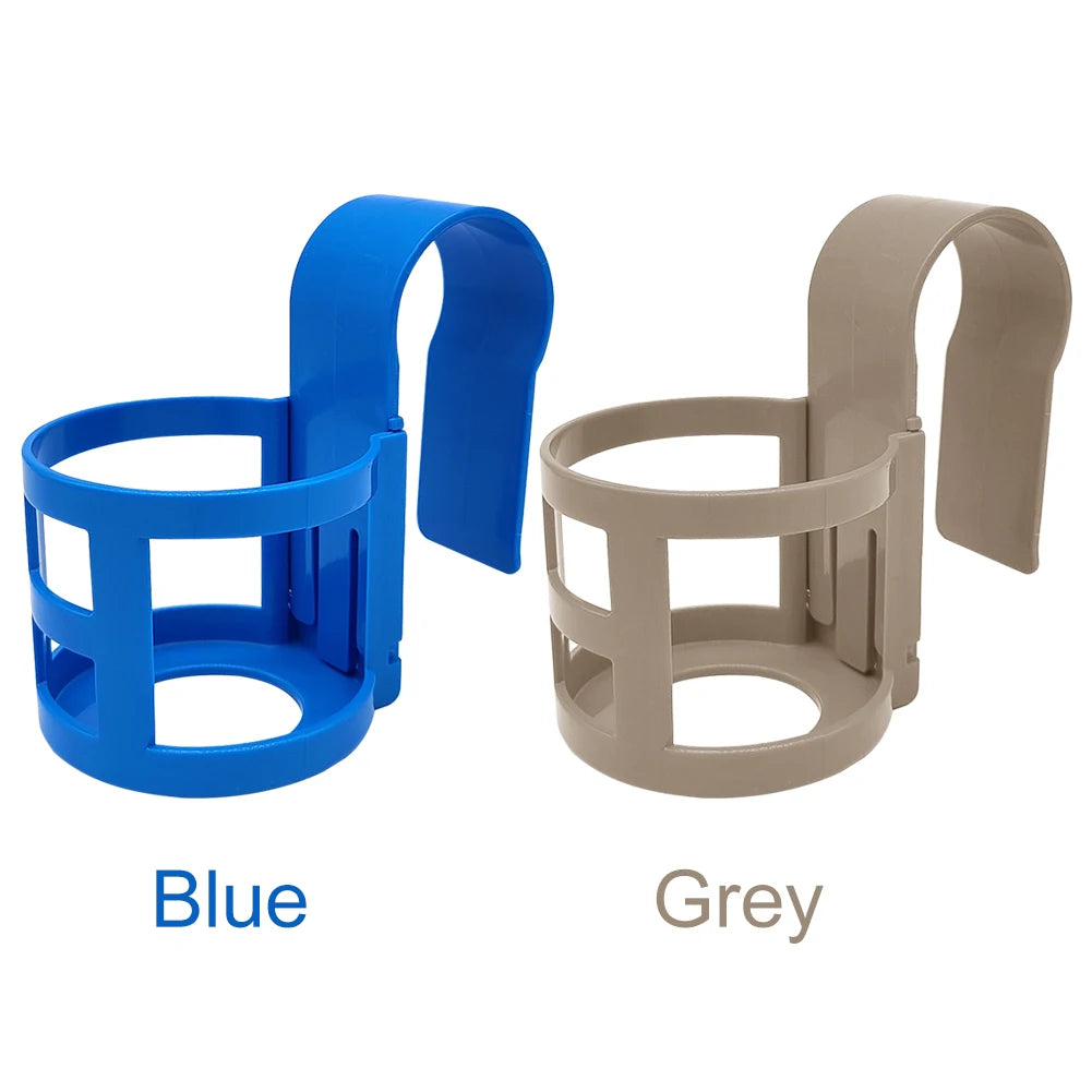 Pool Cup Holder Set - 1/2 Piece Multifunctional Drink Hanger & Storage Shelf for Swimming Pool Side Accessories