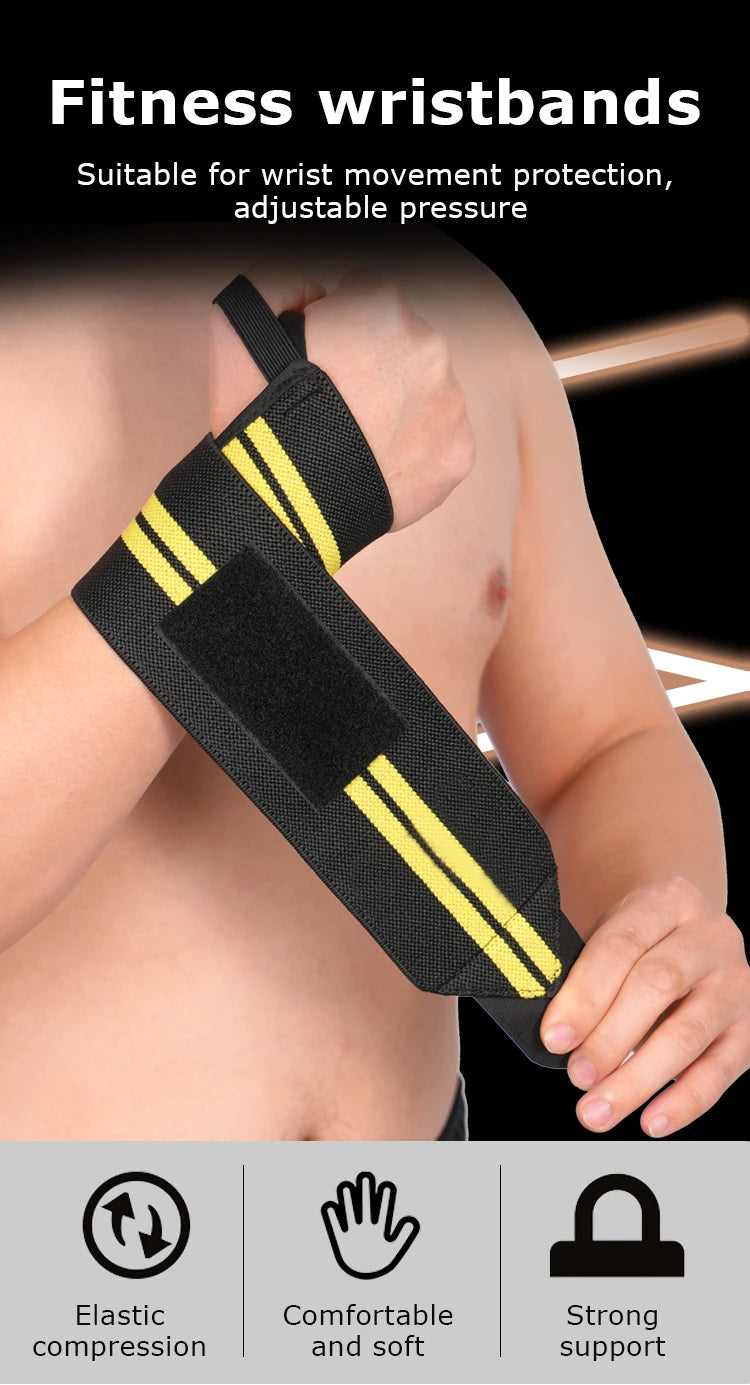 Adjustable Wrist Straps for Athletes - Powerlifting Wrist Straps