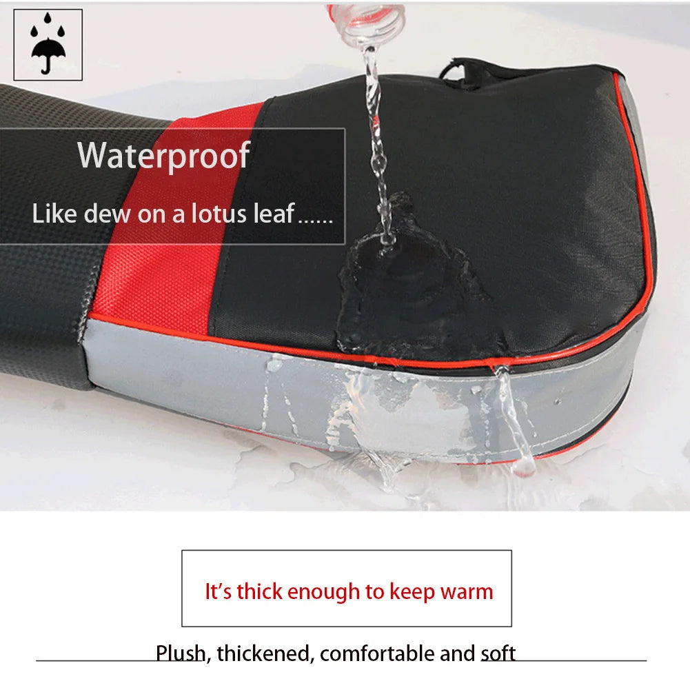 Motorcycle Handlebar Muffs - Thick Warm Rainproof Winter Gloves for Scooter & Motorcycle (1 Pair)