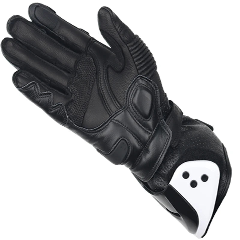 Two-X GP Pro Men's Motorcycle Racing Gloves - Long Leather Sports Protection with Touch Screen