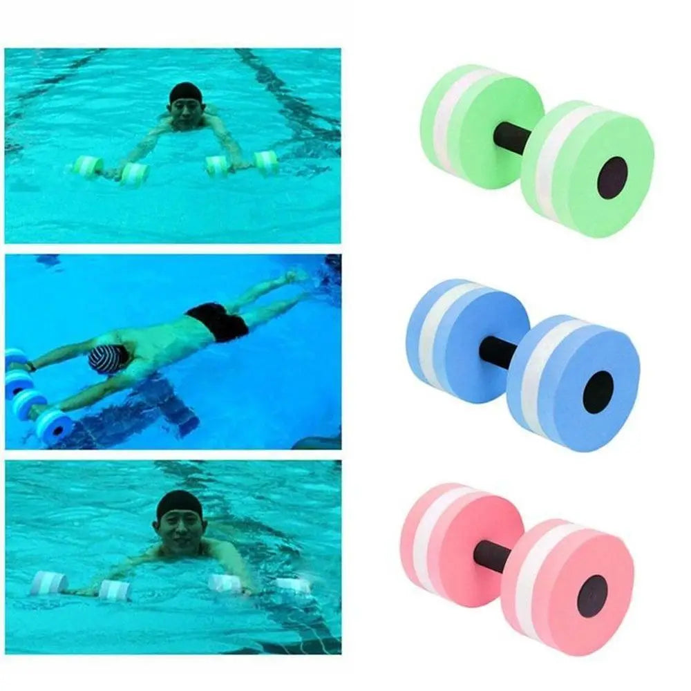 Multicolor EVA Water Dumbbell Pool Exercise Floating Dumbbell Aquatic Exercise Dumbbells Water Sports Aerobic Fitness Equipment