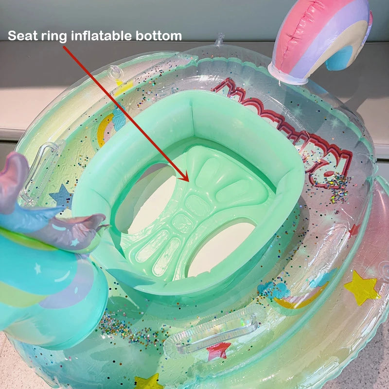 ROOXIN Adult Inflatable Swimming Ring - Pool Float Tube with Seat Design for Water Play and Beach Parties