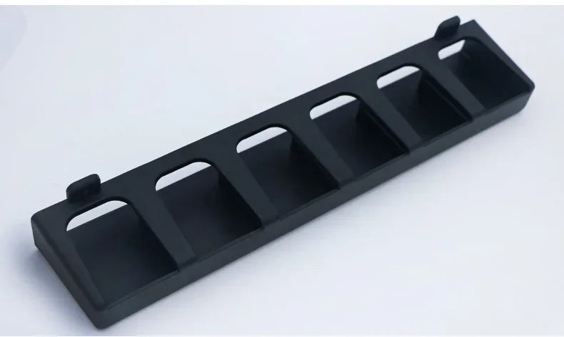 6-Hole Wall-Mounted Fishing Rod Holder - Vertical & Horizontal Display Rack