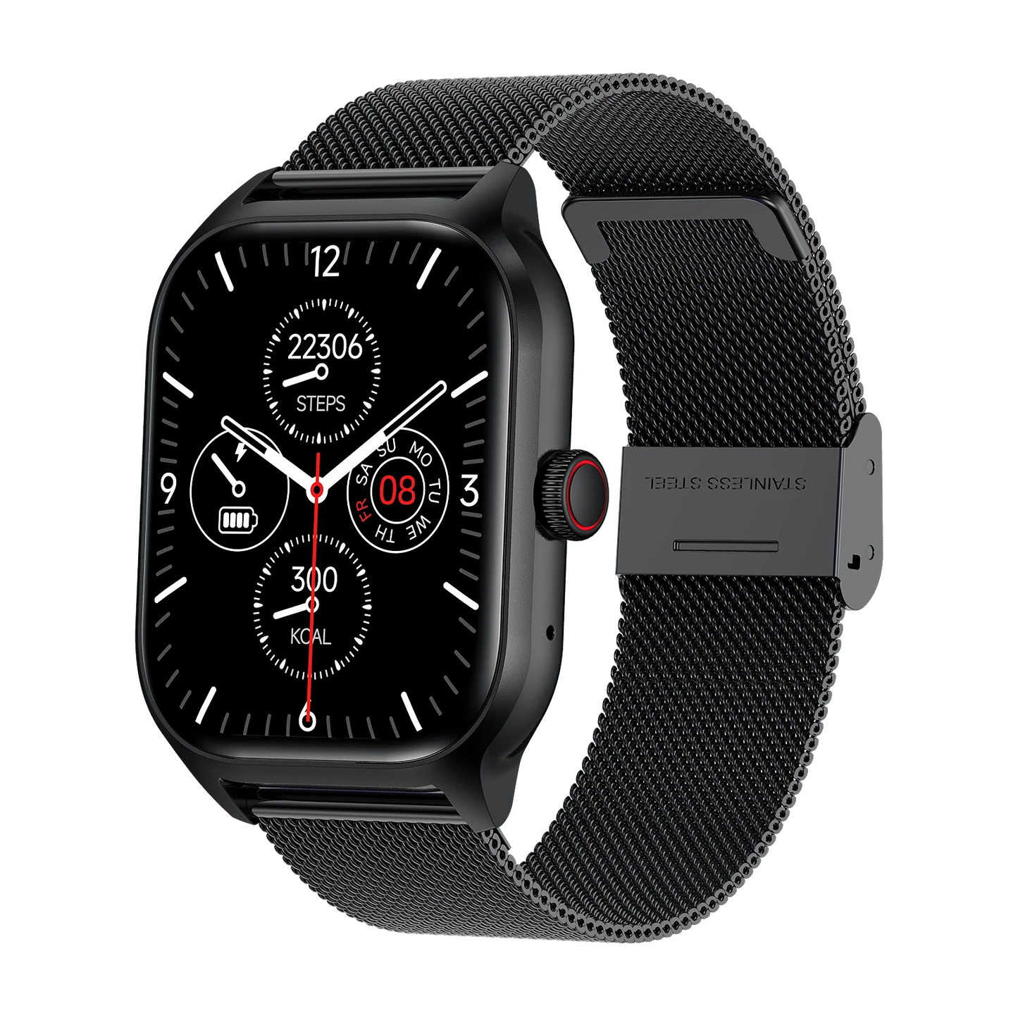 LEMFO LT10 Smart Watch (2024) - Android Bluetooth Smartwatch with Touch Dial, Music Control & Fitness Tracking for Sports