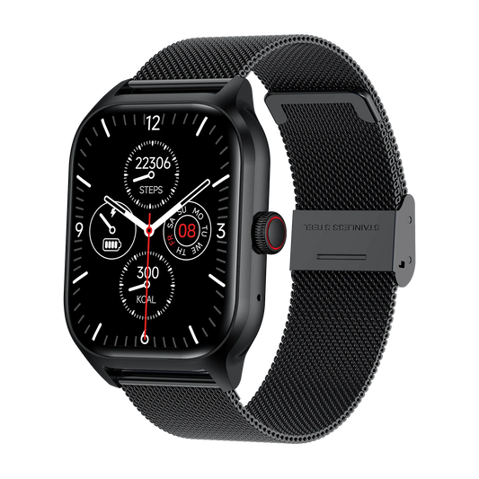 LEMFO LT10 Smart Watch (2024) - Android Bluetooth Smartwatch with Touch Dial, Music Control & Fitness Tracking for Sports