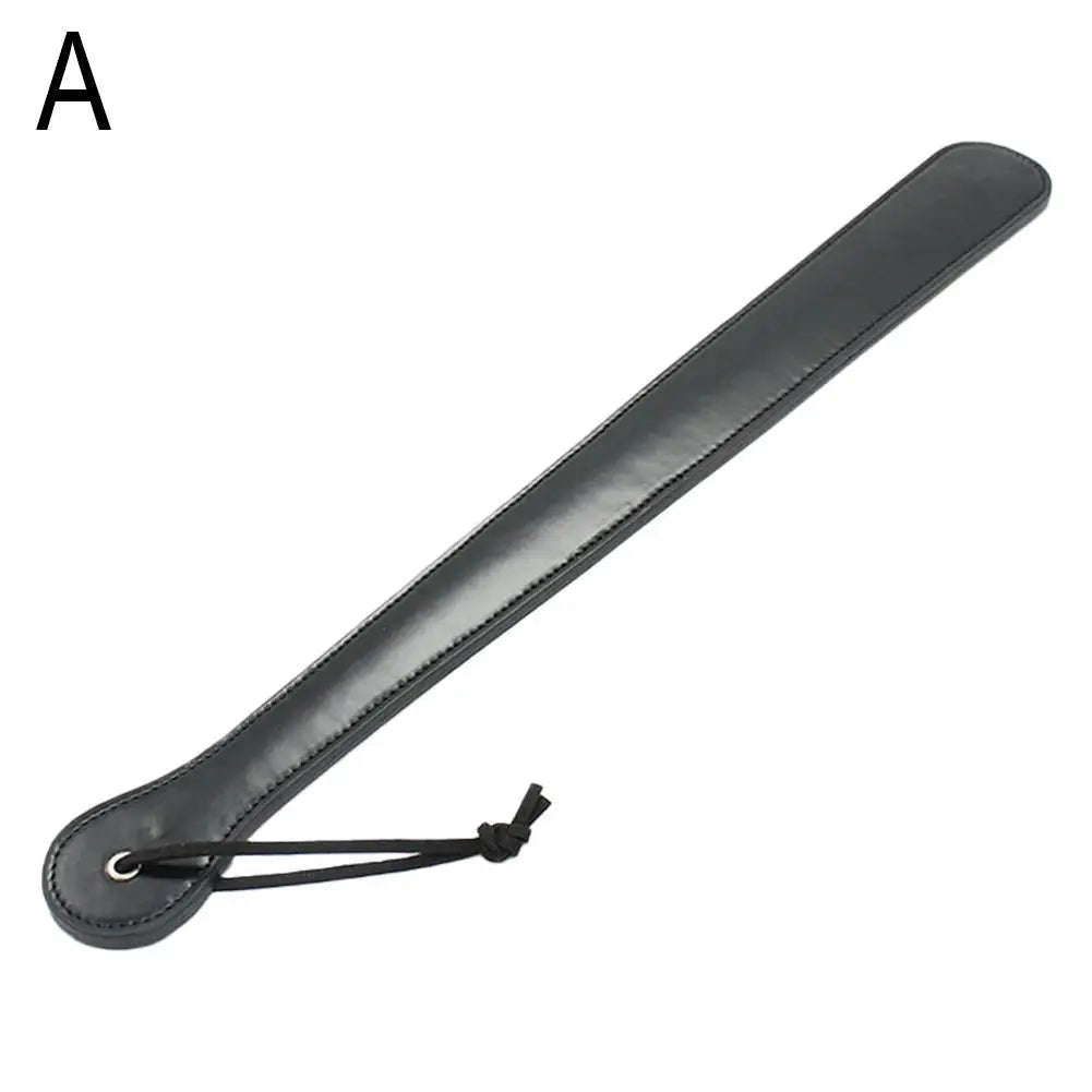 48cm PU Leather Riding Crop for Equestrian Training - Durable Horse Training Whip with Comfortable Grip