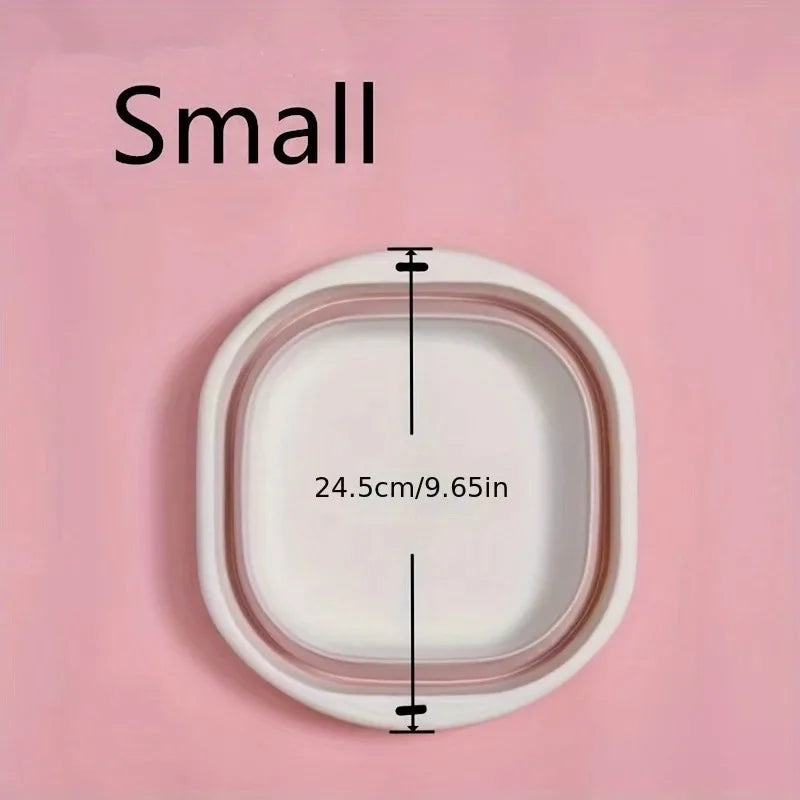 Space-Saving Collapsible Storage Baskets - 3 Pack Multi-Purpose Wash Tubs for Laundry, Camping, Fruits & Home Organization