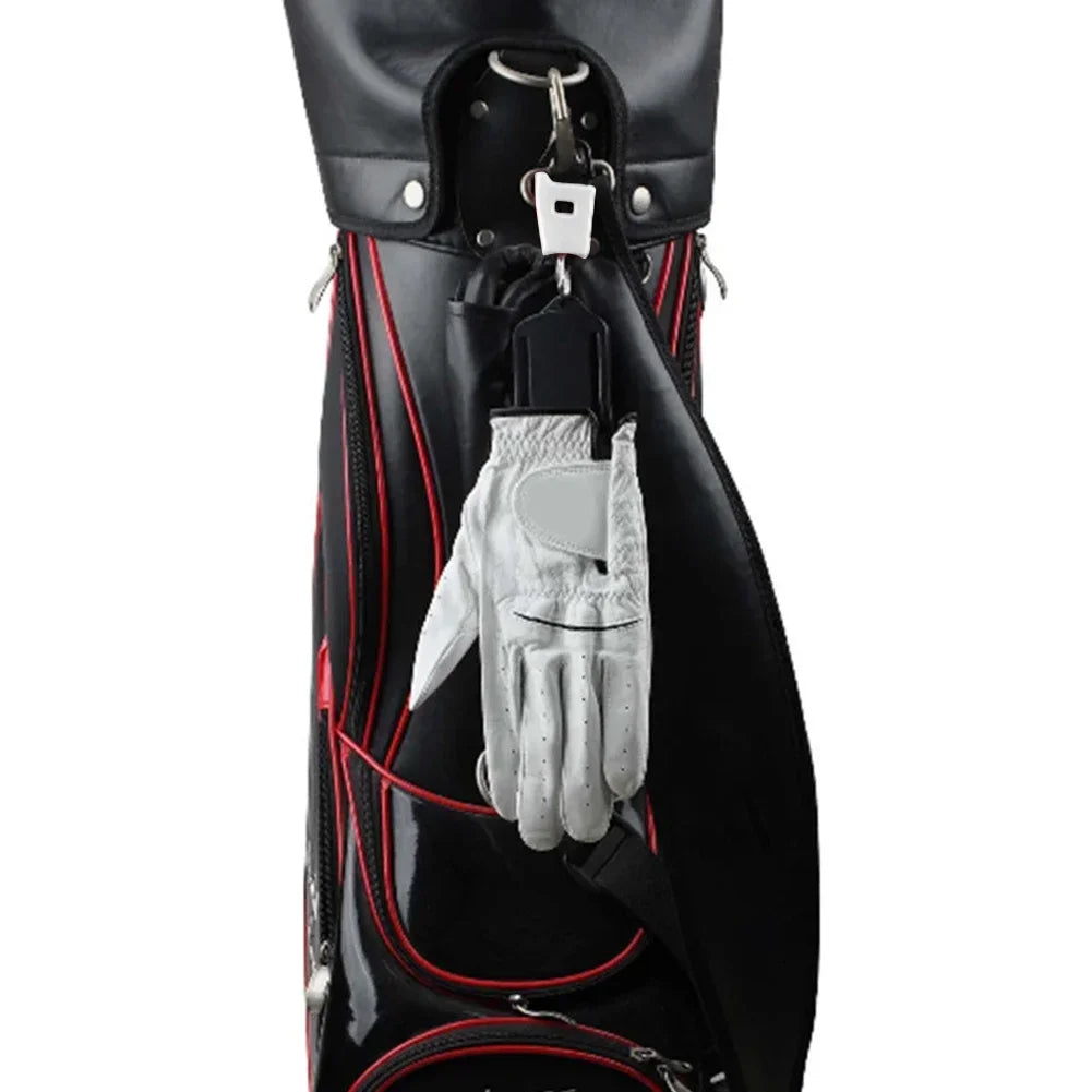 Portable Golf Glove Display Rack - Plastic Hanger Stand with Keychain for Golf Glove Storage and Organization