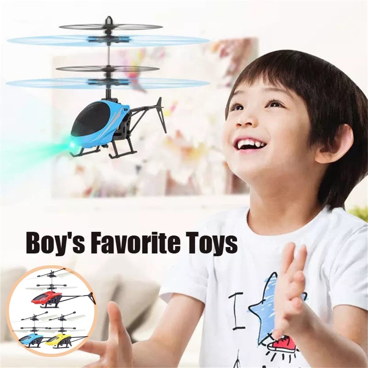 Rechargeable Mini RC Drone - Remote Controlled, Safe, Fall-Resistant, RC Helicopters - Drone for Children