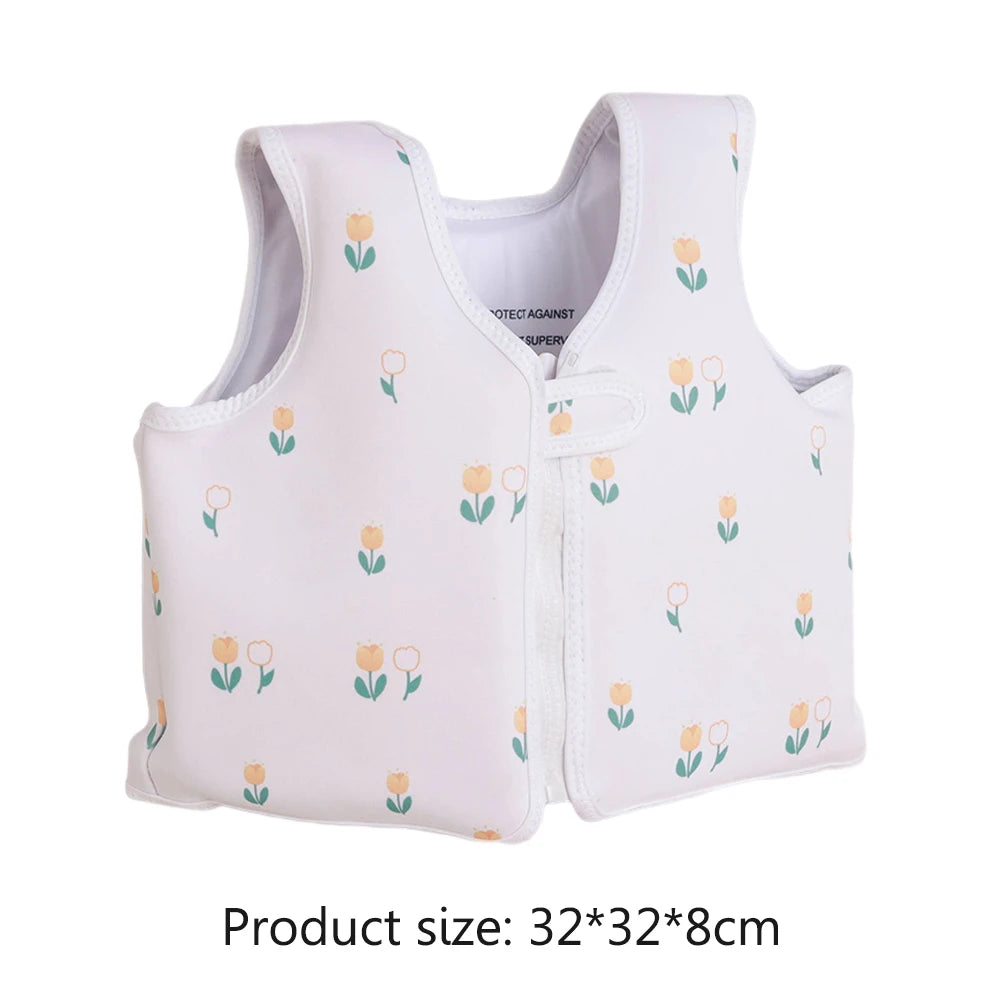 Children's Cartoon Swimming Life Vest - Toddler Buoyancy Aid Jacket for Pool Safety