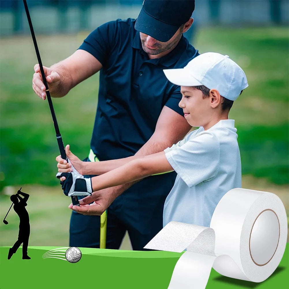 Waterproof Golf Club Grip Tape - Double Sided Adhesive Strip Roll for Regripping Golf Clubs, Cuttable Grip Tape