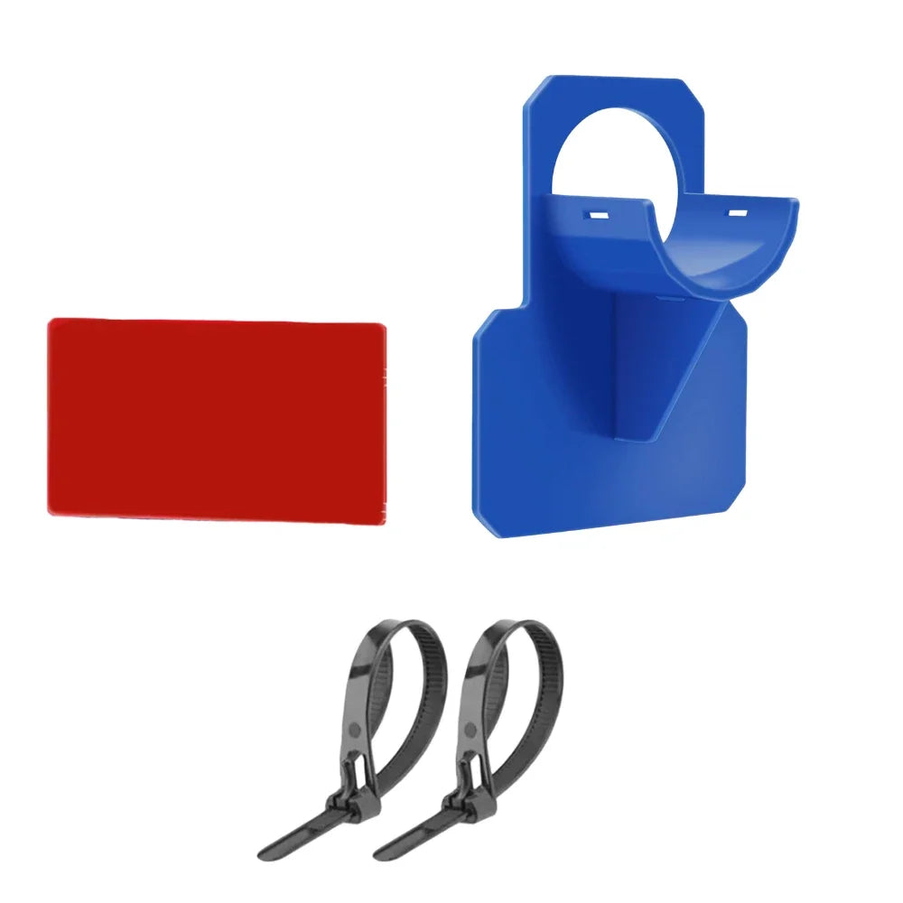Swimming Pool Hose Support Bracket Set (1-2 Pieces) - Universal Pipe Holder for Intex Above Ground Pools with Tie Clamp Mount - Compatible with 30-38mm Hose Outlets