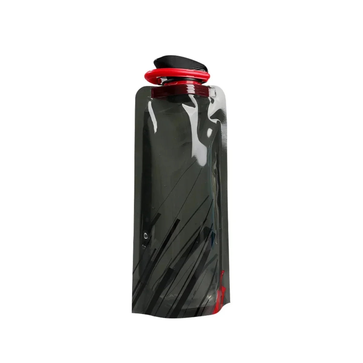Lightweight Foldable Water Bottle 700ml - Portable Soft Camping Water Bag with Handle & Hanging Hook for Outdoor Sports