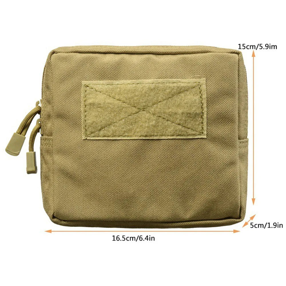 Tactical MOLLE EDC Pouch - Multi-Purpose Outdoor Storage Bag for Camping, Hunting, Cycling & Climbing