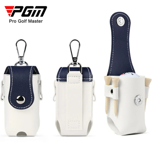 PGM Golf Waist Bag Clip - Portable Ball Cover with Magnetic Buckle